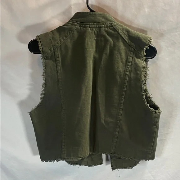 We The Free Olive Green Military Vest - Picture 7 of 7